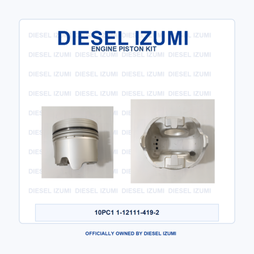 Piston with Pin and Clips for Isuzu 10PC1 1-12111-419-2 Piston with Pin and Clips for Isuzu 10PC1 1-12111-419-2