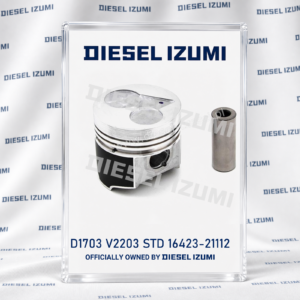 Piston With Pin and Clips 16423-21112 for Kubota D1703 D1803 V2203 V2403 F2803 Engine thumbnail 1
