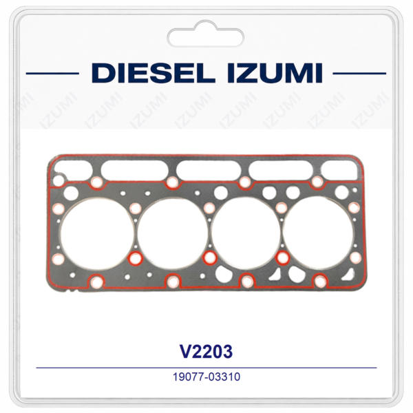 Cylinder Head Gasket 19077-03310 for Kubota V2203 Engine