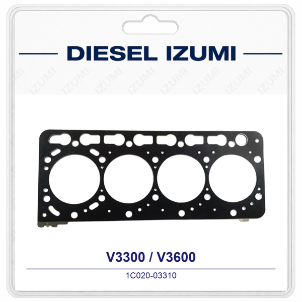 Cylinder Head Gasket 1C020-03310 for Kubota V3300 V3600 Engine