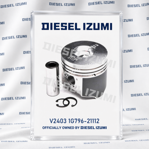Piston With Pin and Clips 1G796-21112 for Kubota V2403-DI Engine - DIESEL IZUMI branded product image