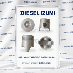 Piston with Pin and Clips for Isuzu 4JA1T Alfin 8-97942-985-0