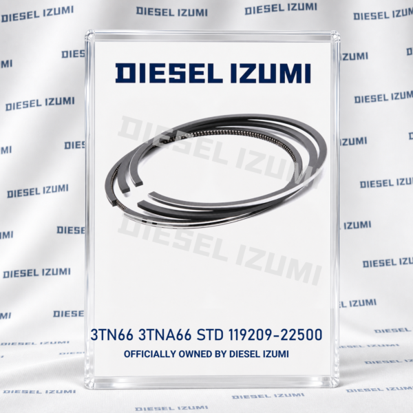 Piston ring set STD 119209-22500 for Yanmar 3TN66 3TNA66 - DIESEL IZUMI branded watermark image