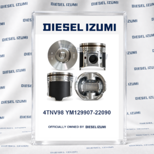 Piston with Pin and Clips for Yanmar 4TNV98 YM129907-22090