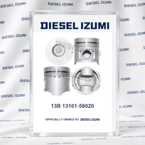 Piston with Pin and Clips for Toyota 13B 13101-58020