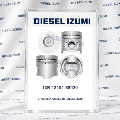 diz-piston-2437-20260922 Piston with Pin and Clips for Toyota 13B 13101-58020