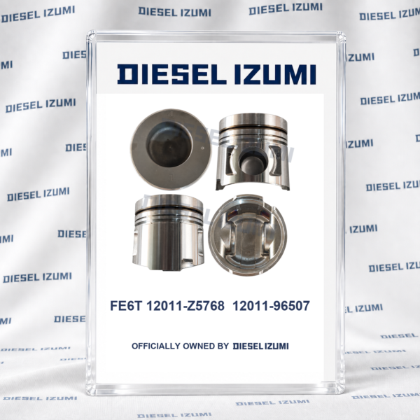 diz-piston-2521-20260922 Piston with Pin and Clips for Nissan FE6T 12011-Z5768 12011-96507