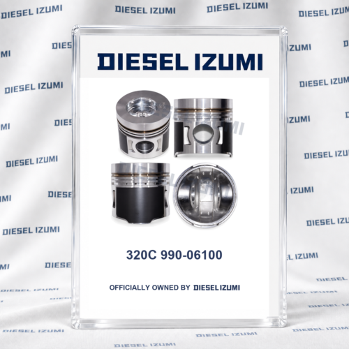 Four views of DIESEL IZUMI piston 990-06100; 99006100; 297-7750; 2977750; 212-8484; 2128484