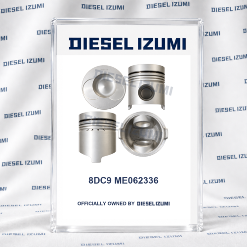 Four views of STD engine piston ME062336 for Mitsubishi 8DC91