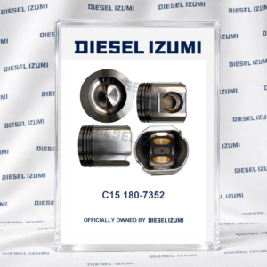 Piston with Pin and Clips for Caterpillar C15, 180-7352 Reference thumbnail 1