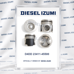 Four views of STD 104 mm piston 23411-45500 for Hyundai D4DD