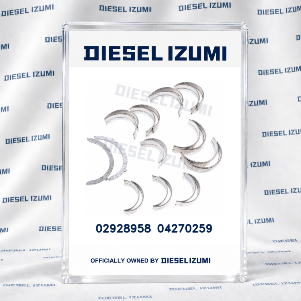 +0.25mm Main and Con Rod Bearing and Thrust Plate Set 02928958 04270259 for Deutz; one +0.25 mm main and connecting rod bearing kit with thrust plates