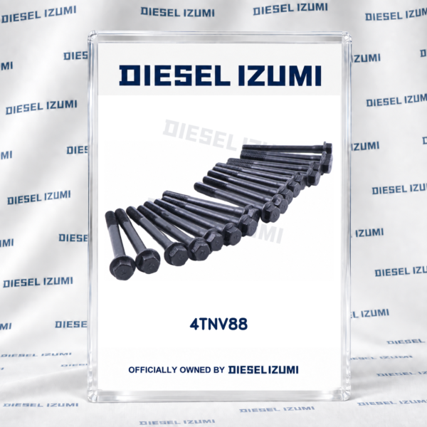 18 Piece Cylinder Head Bolt Set for Yanmar 4TNV88 4TNV84T 4TNE84T 4TNE88; one set of 18 cylinder head bolts