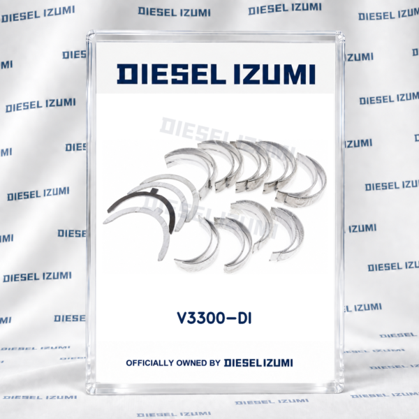 STD Main and Connecting Rod Bearing with Thrust Washer Set for Kubota V3300 V3600 V3800; one complete STD main bearing, STD connecting rod bearing and thrust washer set