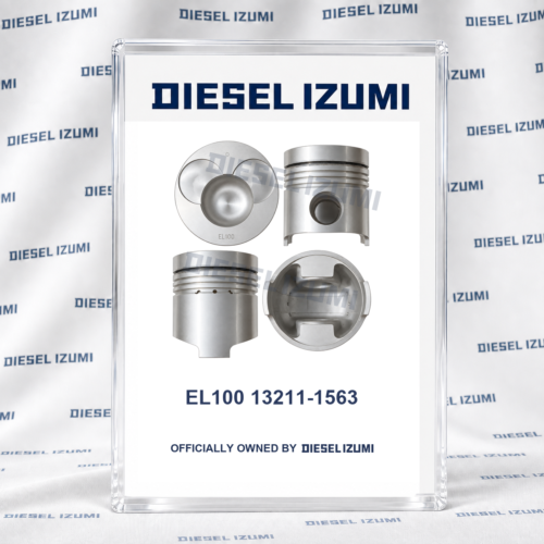 Four views of STD 116 mm AL-FIN piston 13211-1563 for Hino EL100