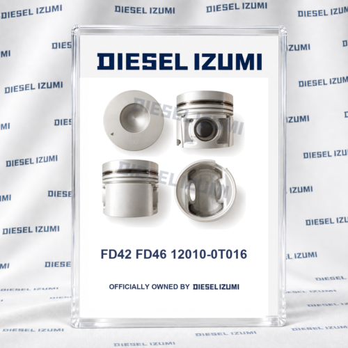 Four views of STD 108 mm AL-FIN piston 12010-0T016 for Nissan UD FD42 FD46
