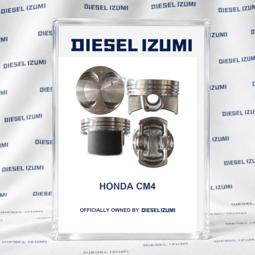 Four views of STD 86 mm piston 13010-RAC-000 for Honda Accord CM4 K20A7 with pin and clips