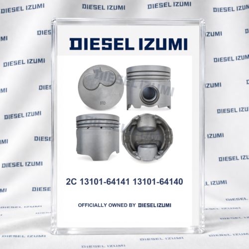 Four views of DIESEL IZUMI piston 13101-64141; 13101-64140