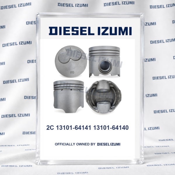 DIESEL IZUMI piston 13101-64141; 13101-64140 Four views of DIESEL IZUMI piston 13101-64141; 13101-64140